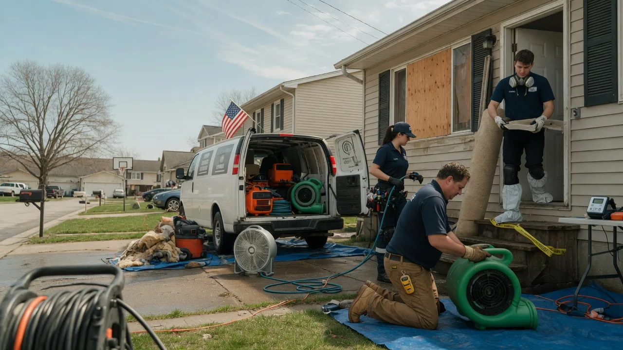 Water Damage Restoration in Sunman, IN near me